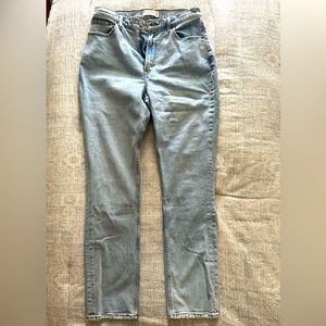 Abercrombie & Fitch 90s Slim Straight Ultra High Rise Curve Love jeans